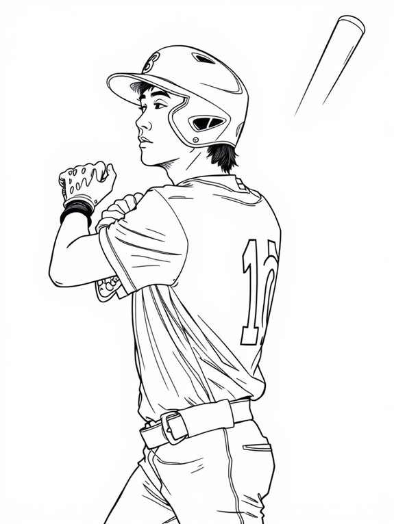 shohei ohtani coloring page