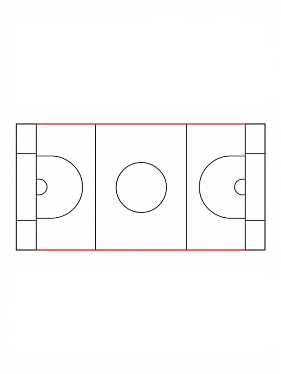 simple hockey rink design