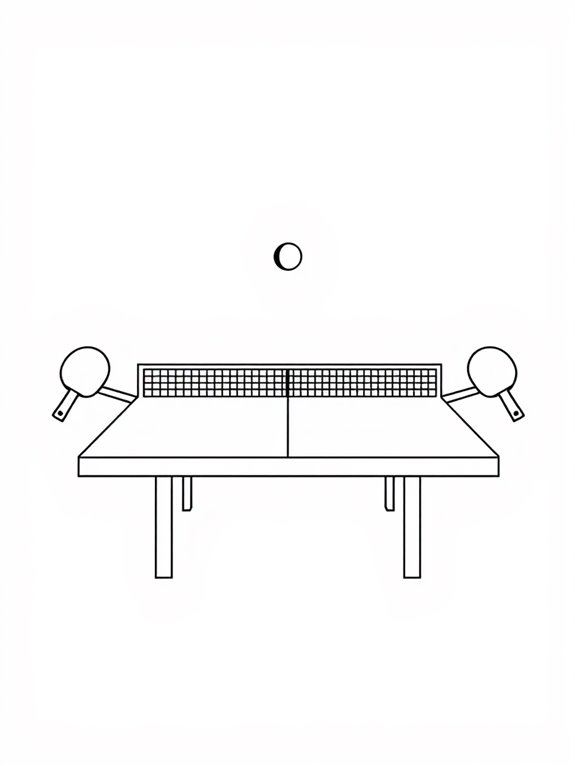 simple table tennis design