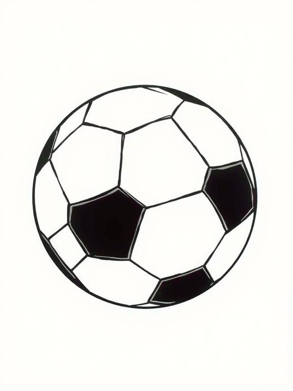 soccer ball coloring activity