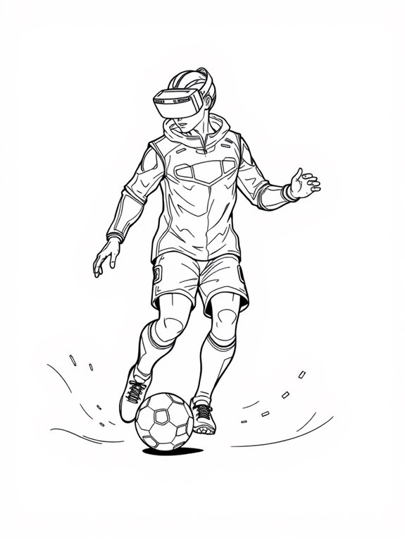 soccer ball coloring page