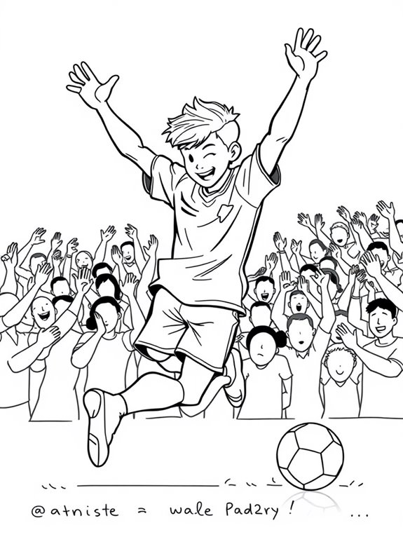 soccer star goal celebration