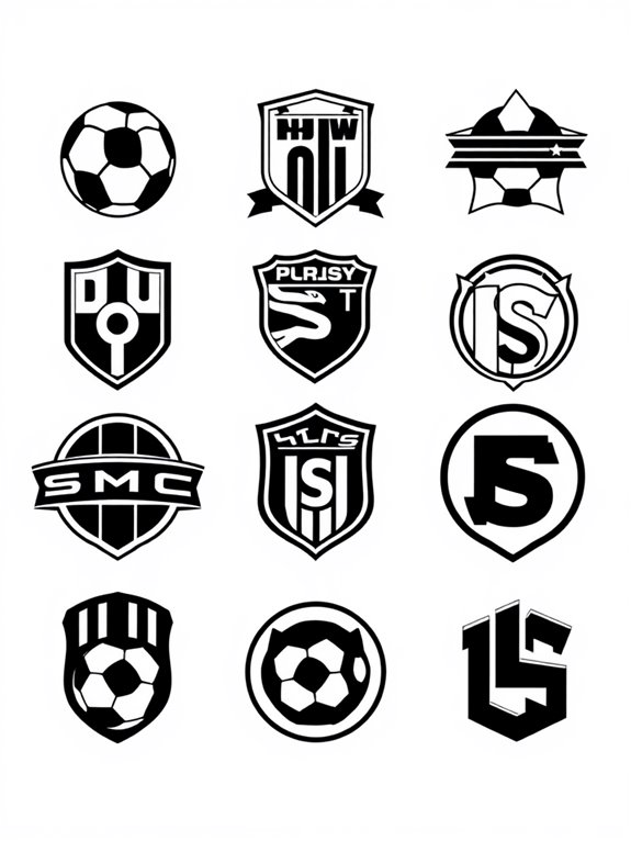 soccer team logos coloring page