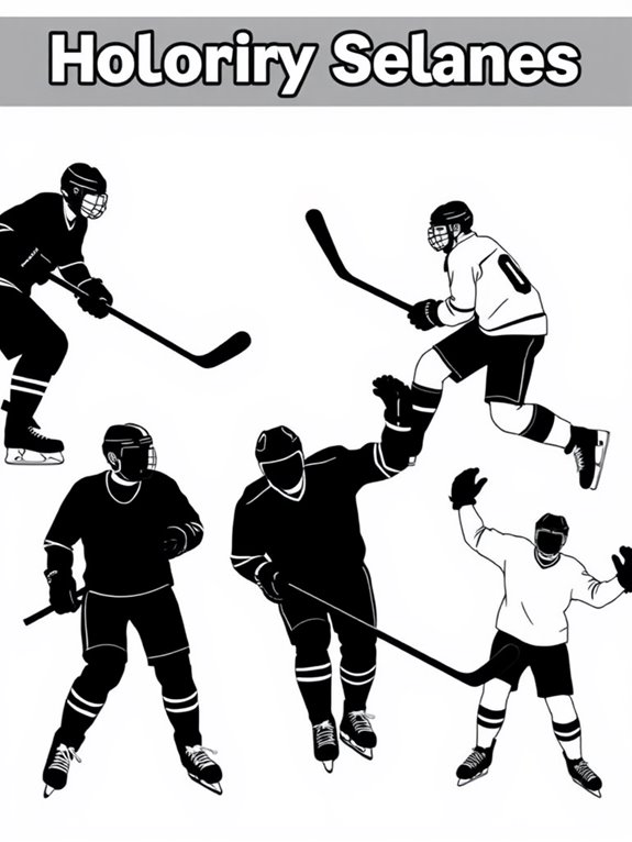 stanley cup player silhouettes