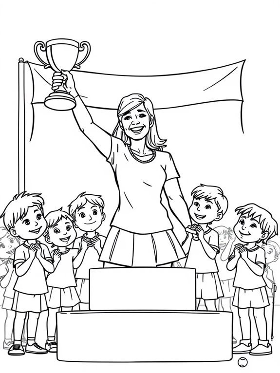 steffi graf award coloring page