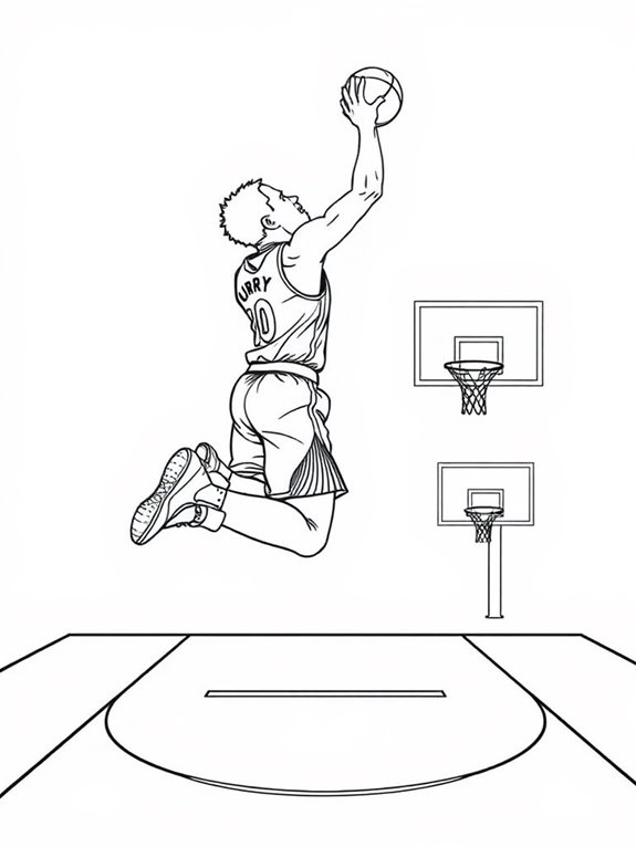 stephen curry coloring page