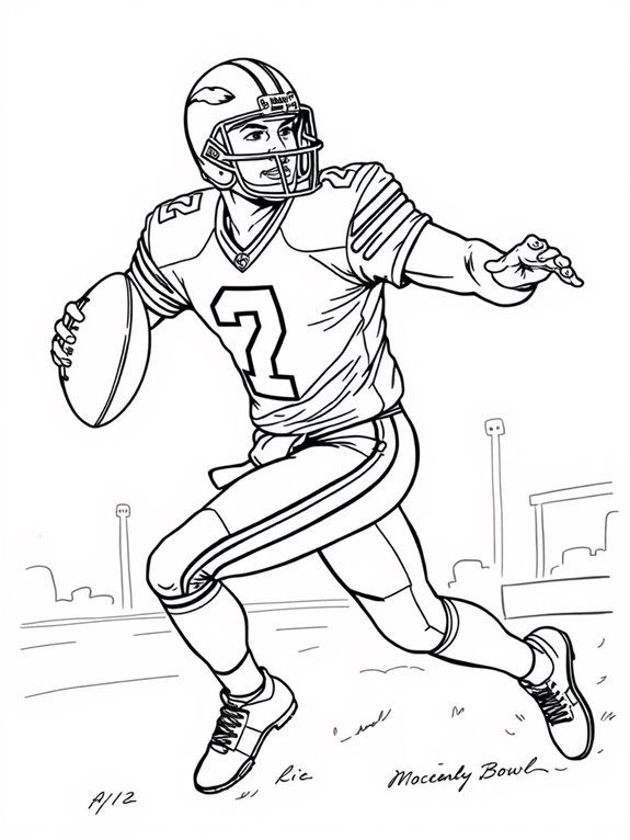 super bowl player art