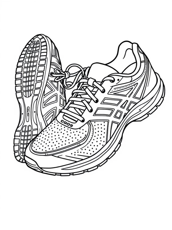 track and field coloring page