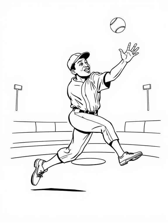 willie mays coloring page