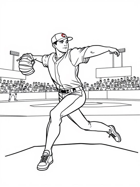 world series coloring page